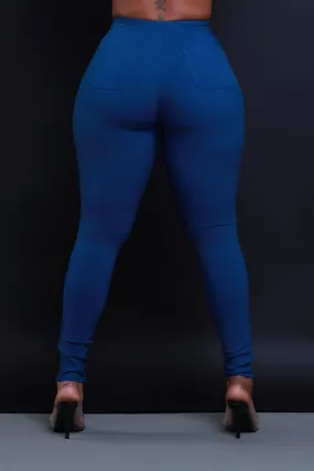 $15.99 Super Swank High Waist Stretchy Jeans - Ocean Blue