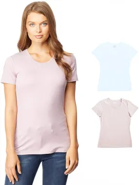 32 DEGREES Women 2 Pack Cool Scoop Neck Wicking Tee Shirt