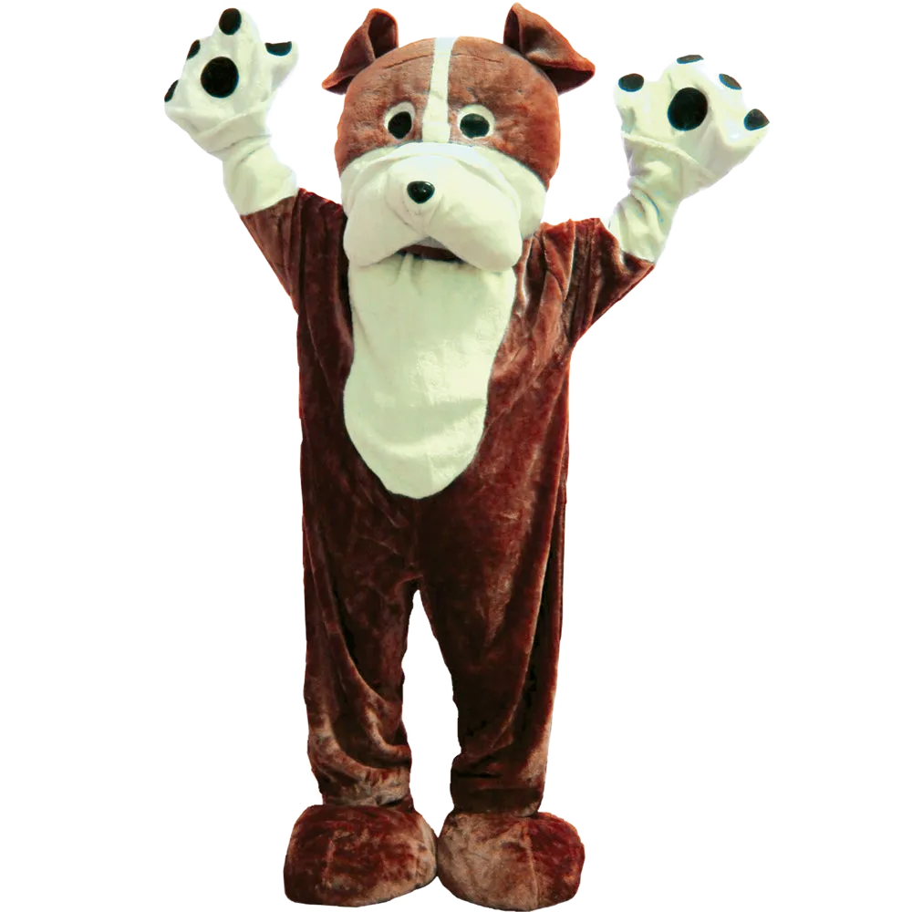 Bulldog Mascot Costume - Adults
