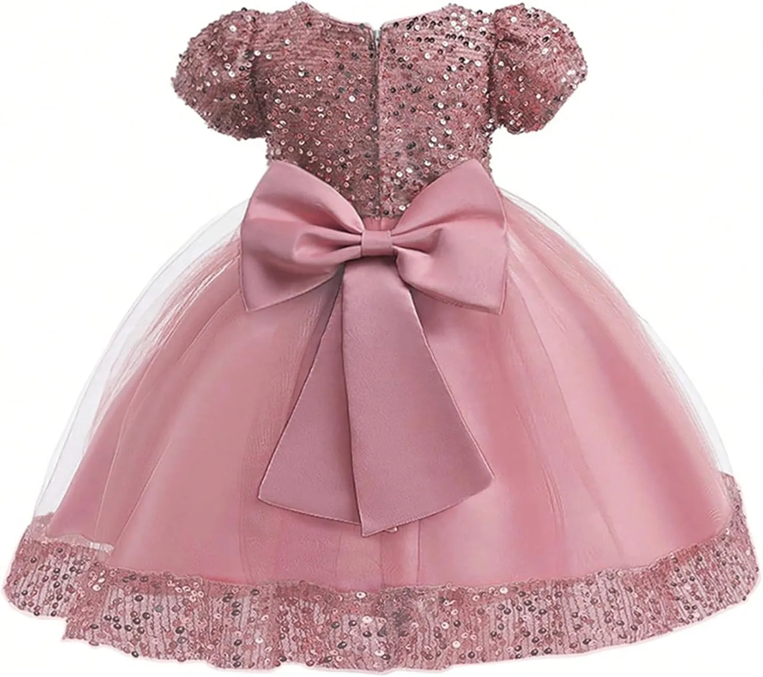 Cichic Elegant Girls' Special Occasion Dress Princess Dresses for Kids 5-6 Years Old Light Purple