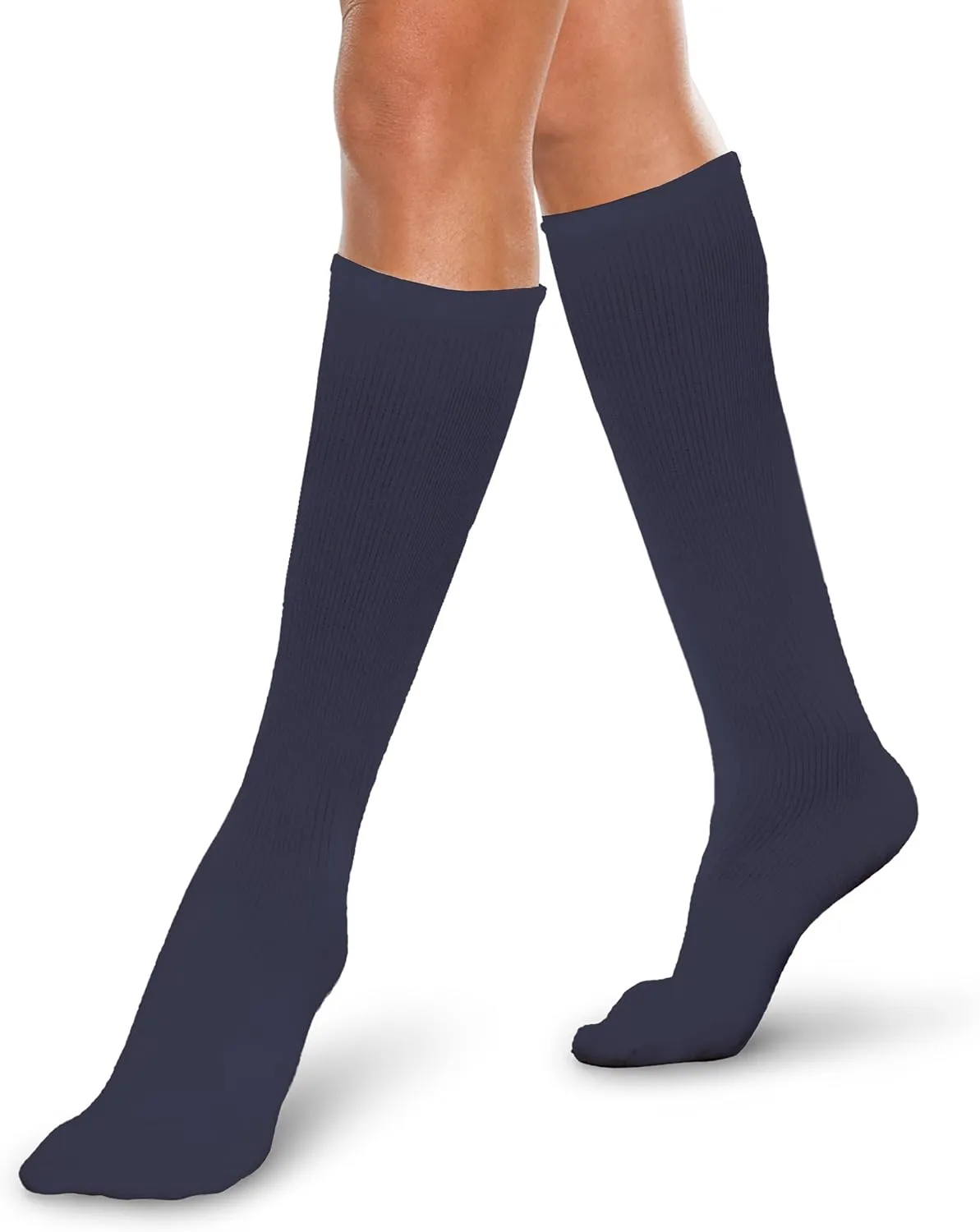 Core-Spun 10-15mmHg Medical Light Graduated Knee High Compression Socks