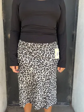 Flowy Satin Skirt