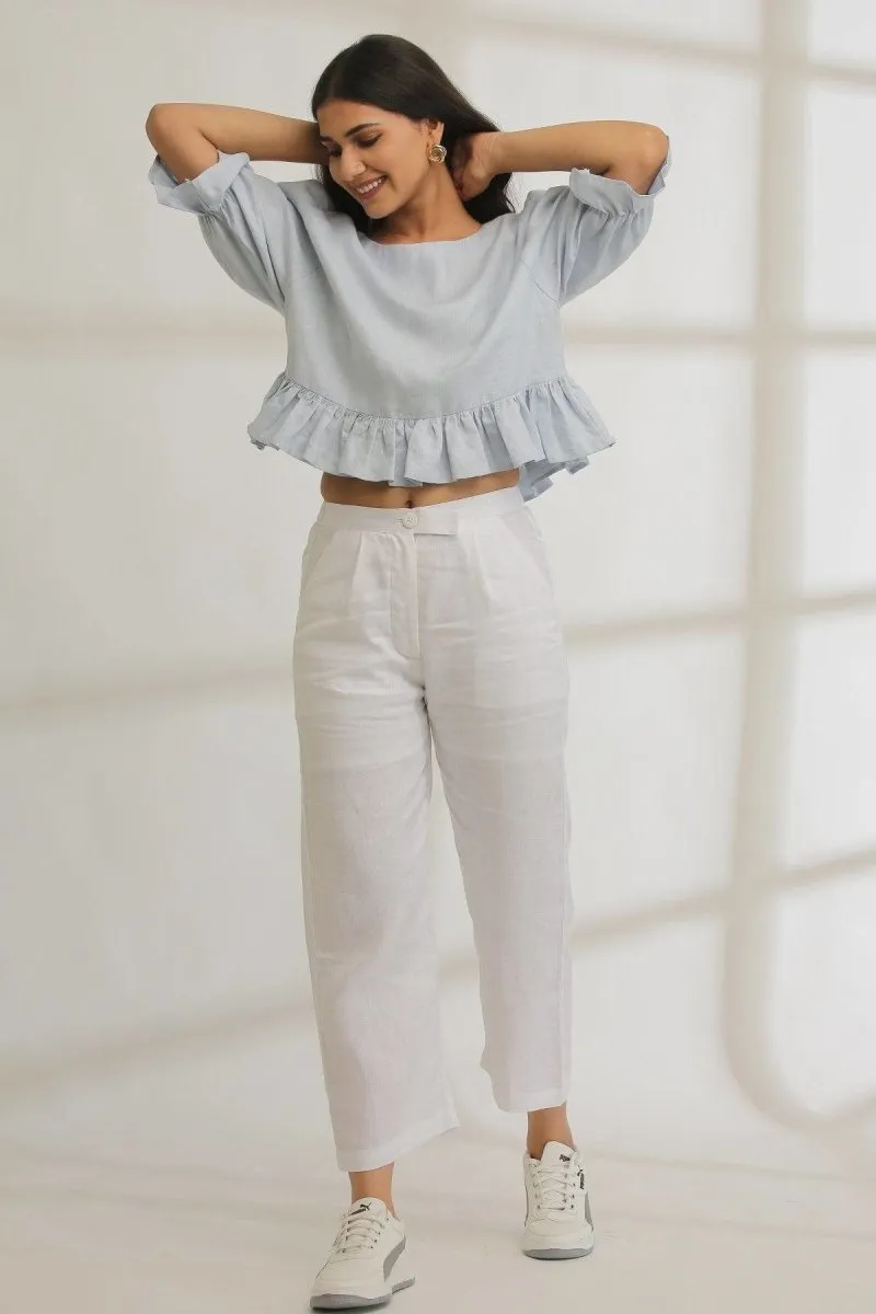 Fun-Frills Hemp Crop Top