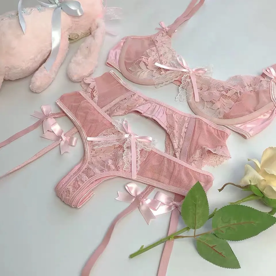 [Handmade Lingerie] Soft Rose Lingerie Set
