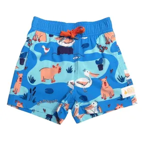 Kids Stretchy Trunks: Capybara & Crew