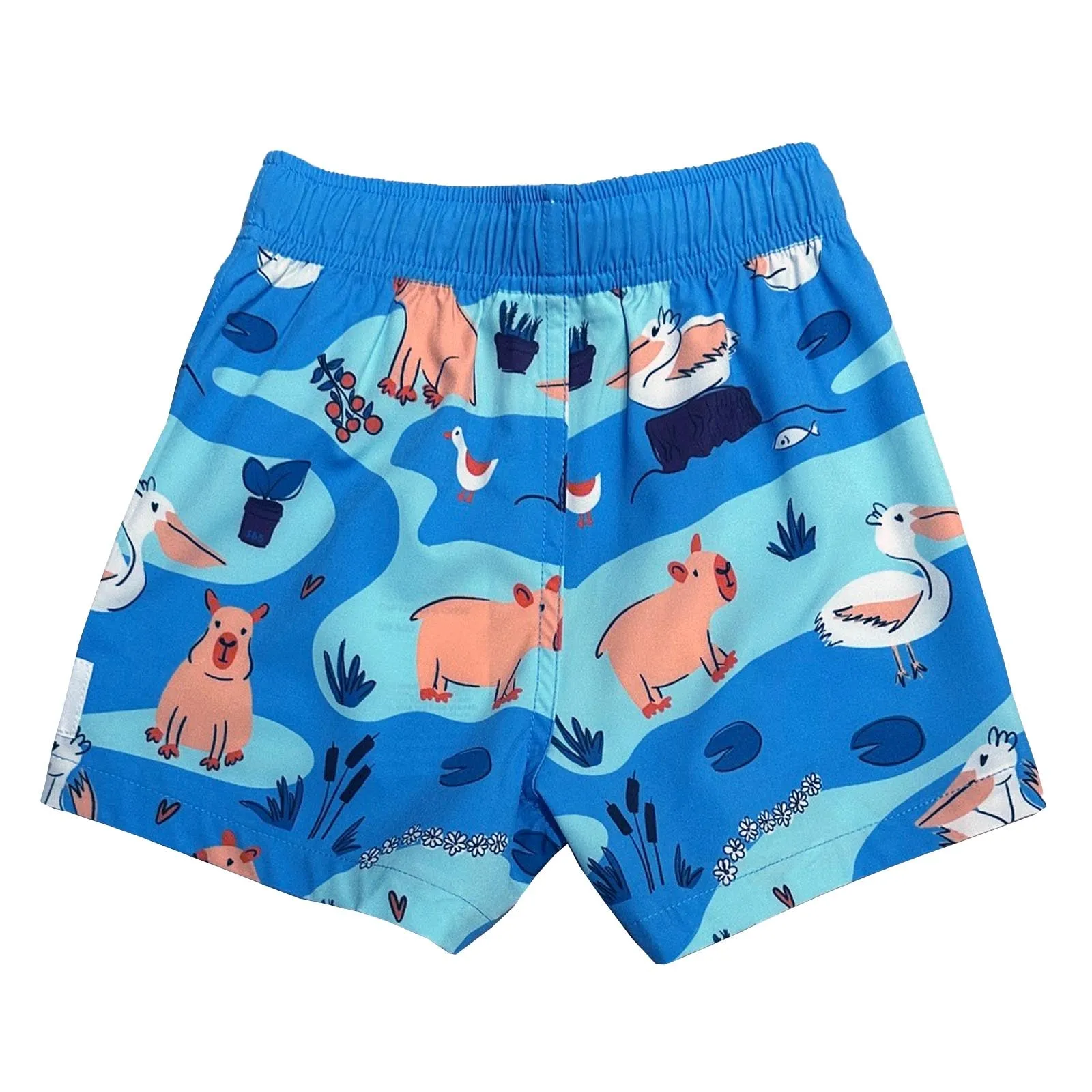 Kids Stretchy Trunks: Capybara & Crew