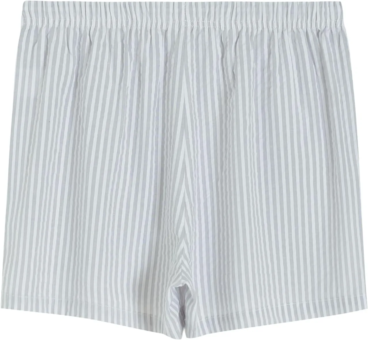 Latuza Women's Cotton Pajama Shorts Soft Seersucker Sleep Shorts Pack
