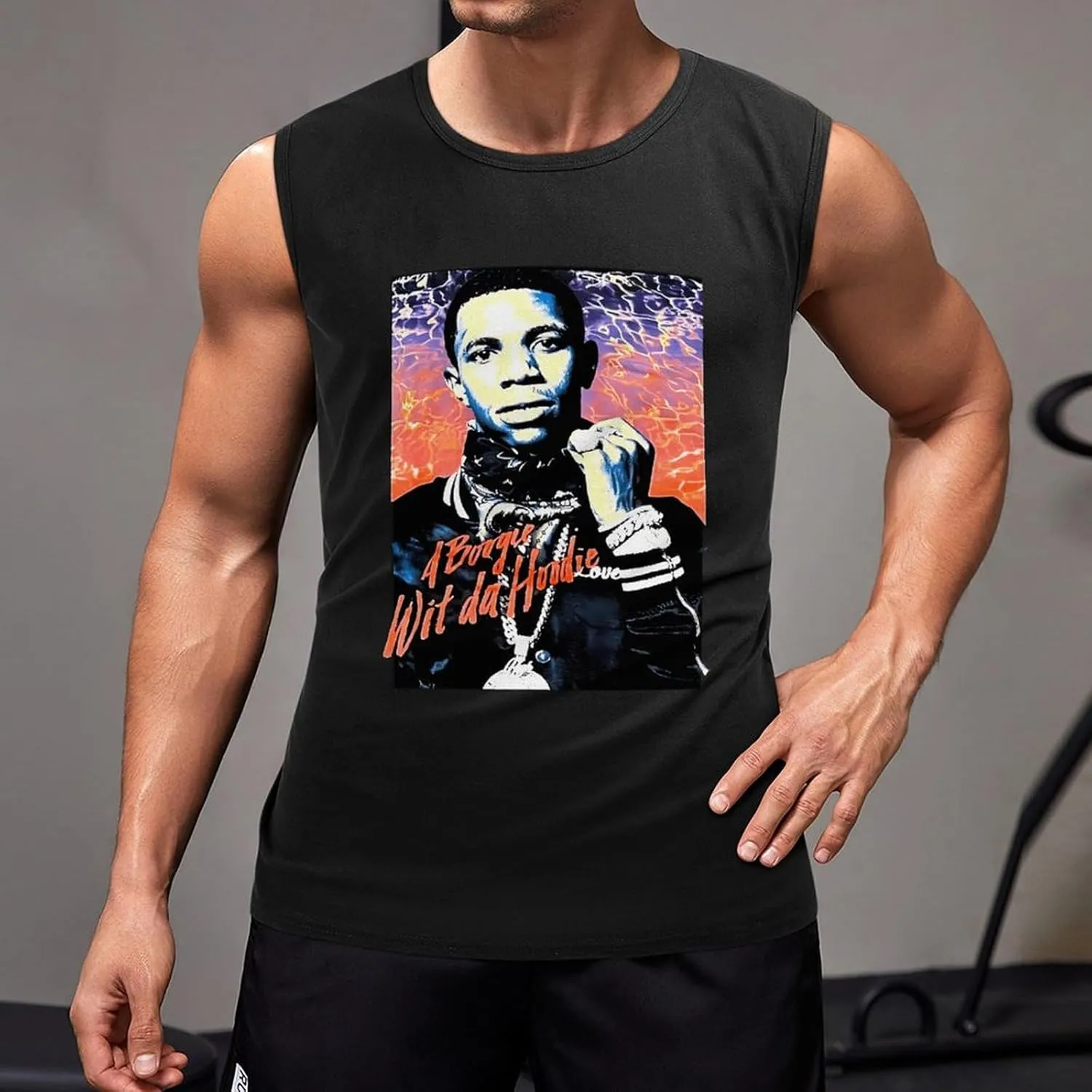 Men's Stretchy Tank Top Stylish Athletic Tank Relaxed Tank