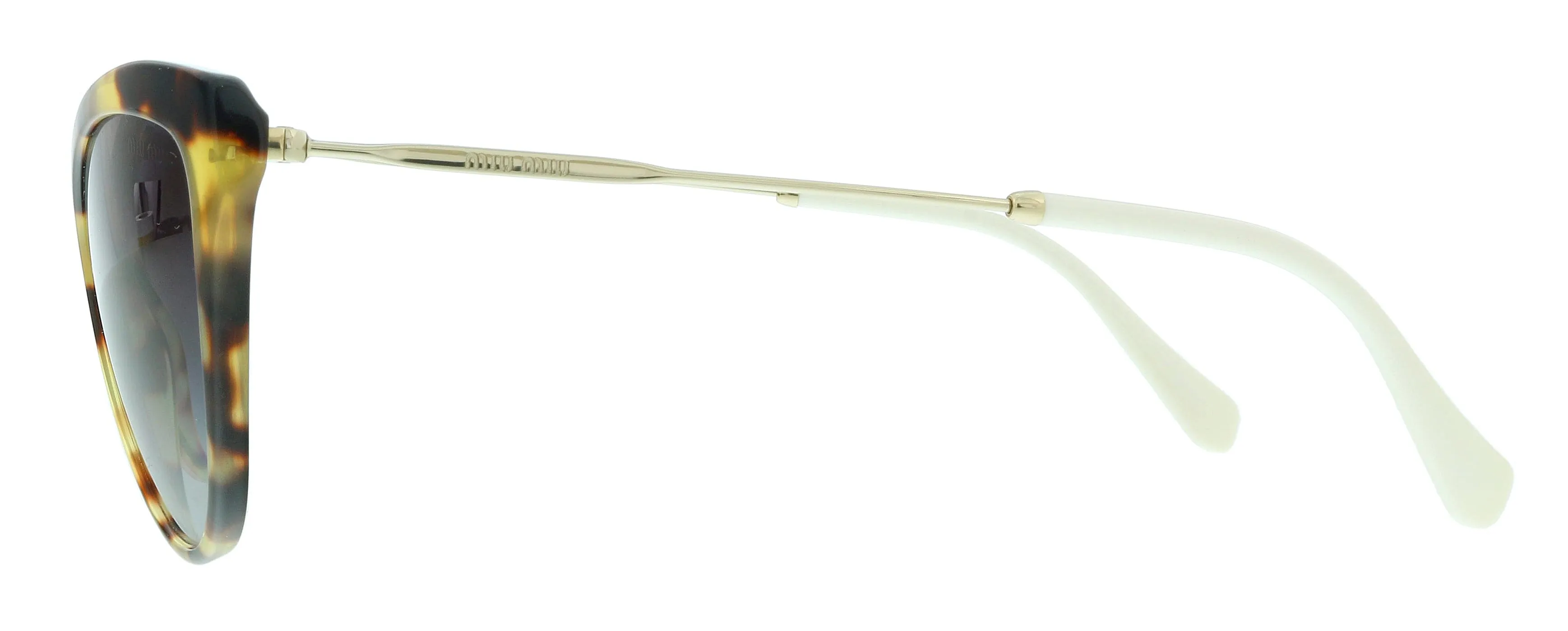 Miu Miu 0MU 03US 7S05D1 Light Havana Cat Eye Sunglasses