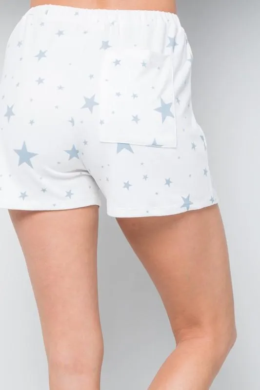 Pre-Order Star Print Jersey shorts