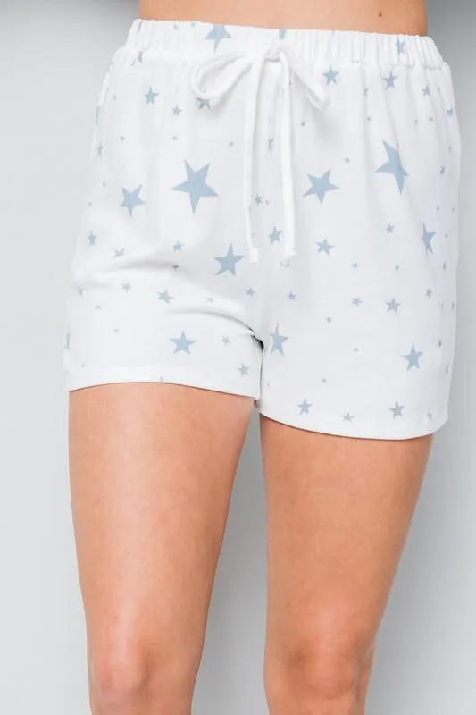 Pre-Order Star Print Jersey shorts