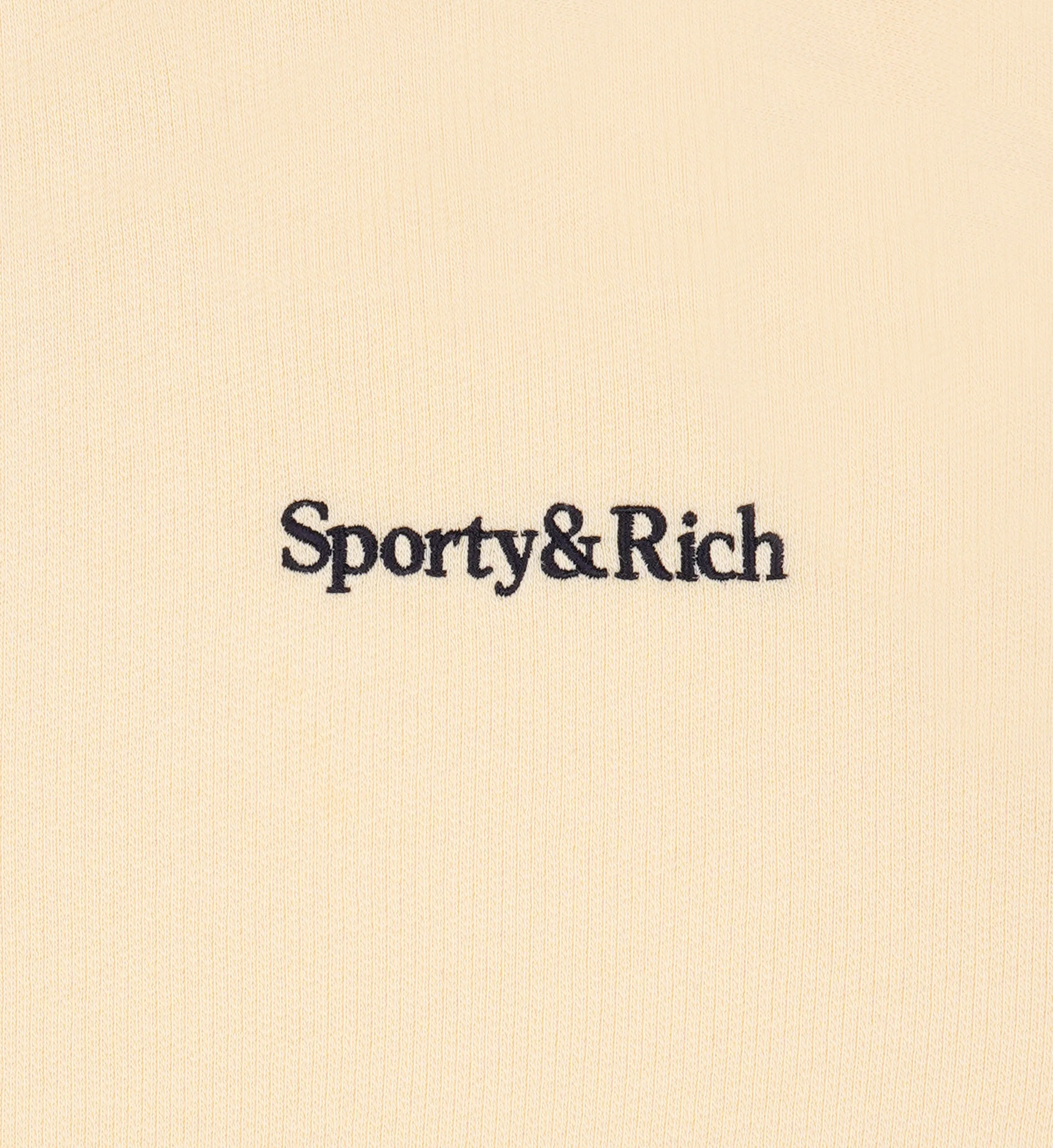 Serif Logo Soft Gym Short - Almond/Navy