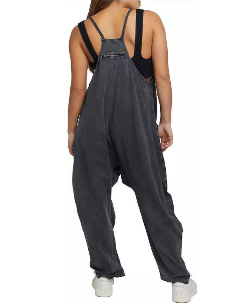 Two Shoulder Sleeveless Daily Jumpsuit SKJ23103