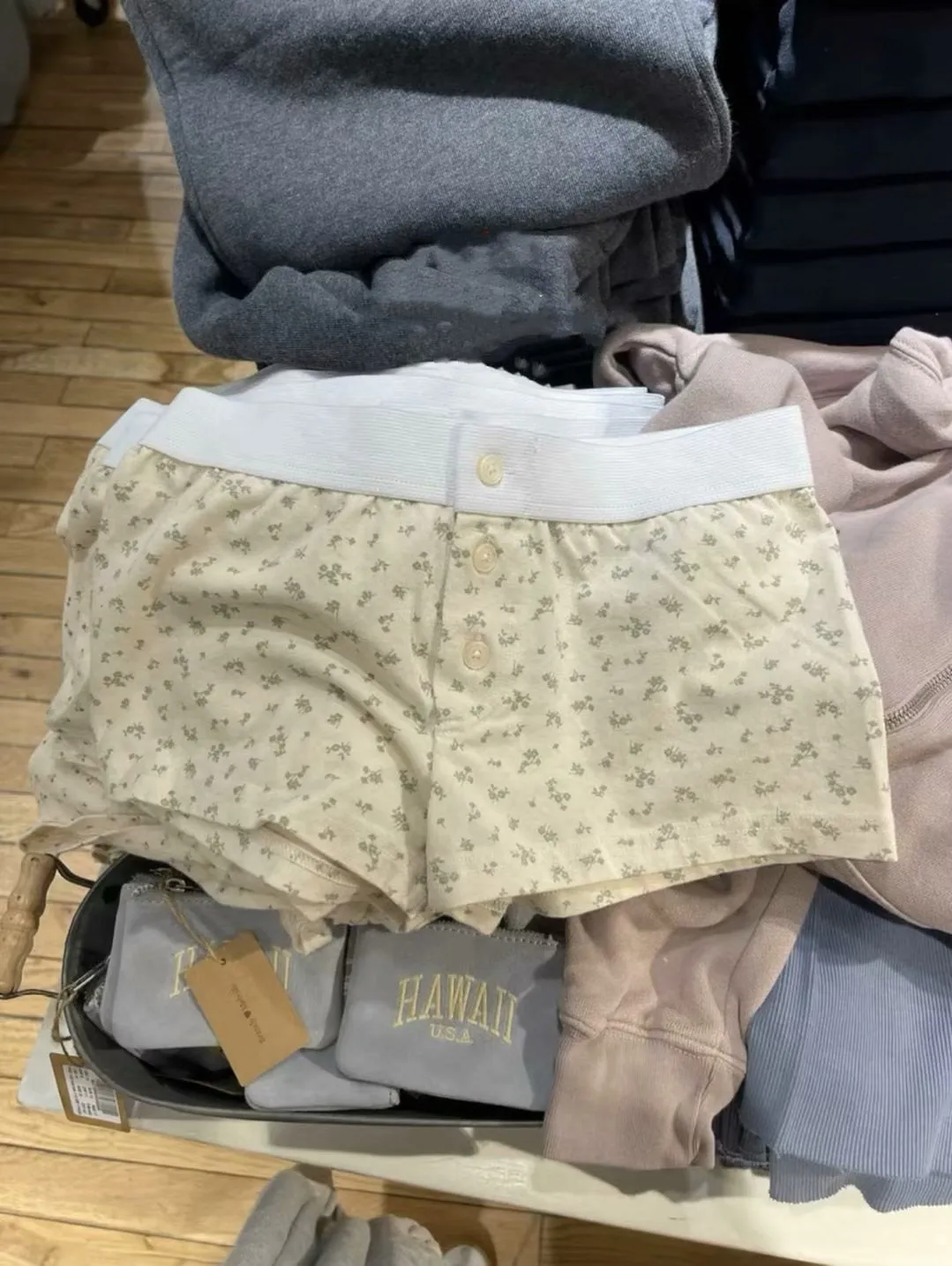 Women Soft Cotton Front Buttons Shorts